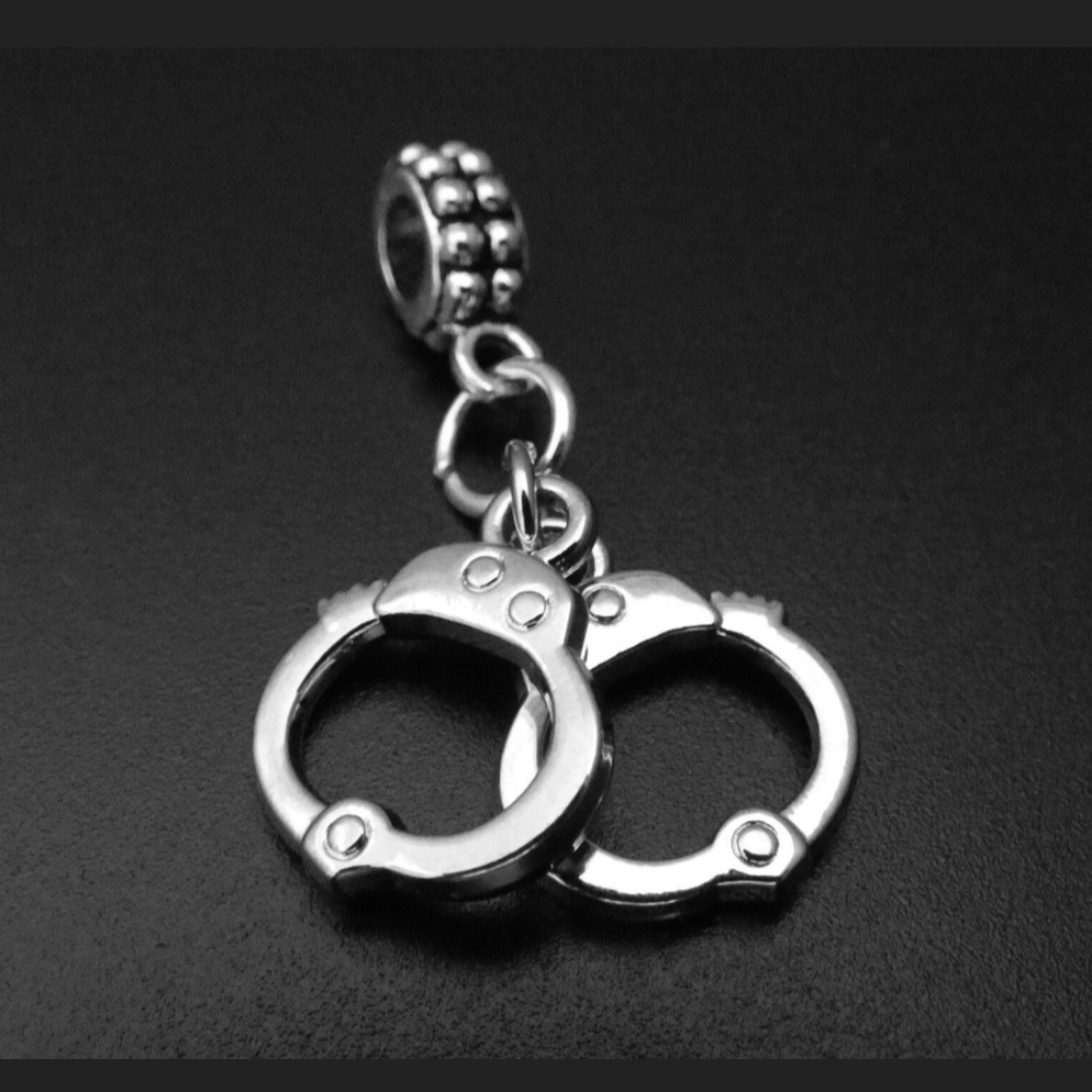 Handcuffs Charms bracelet charms beads fits pandora, James Avery bracelets